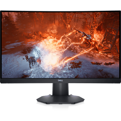 Dell S2422HG 24 inch Curved Gaming Monitor AMD FreeSync Premium Refresh Rate 165 Hz, Response Time 1ms