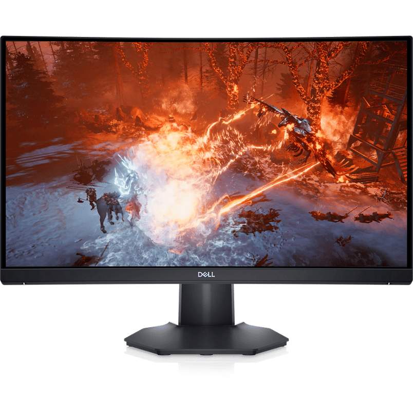 Dell S2422HG 24 inch Curved Gaming Monitor AMD FreeSync Premium Refresh Rate 165 Hz, Response Time 1ms