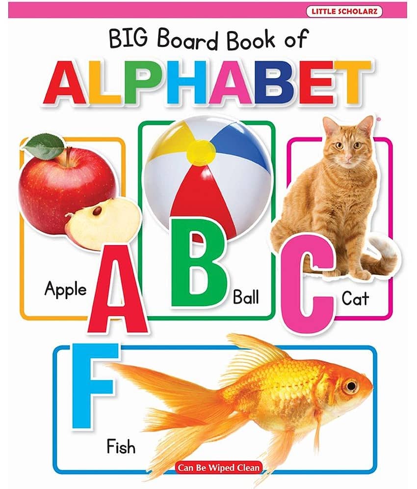 New Big Board Book Of Alphabet