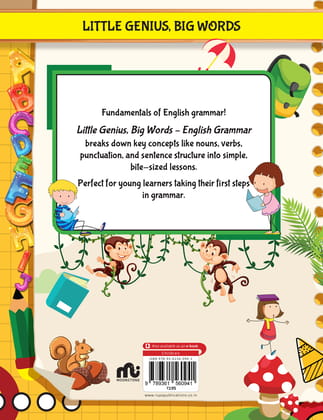 Little Genius, Big Words : English Grammar Activity Book