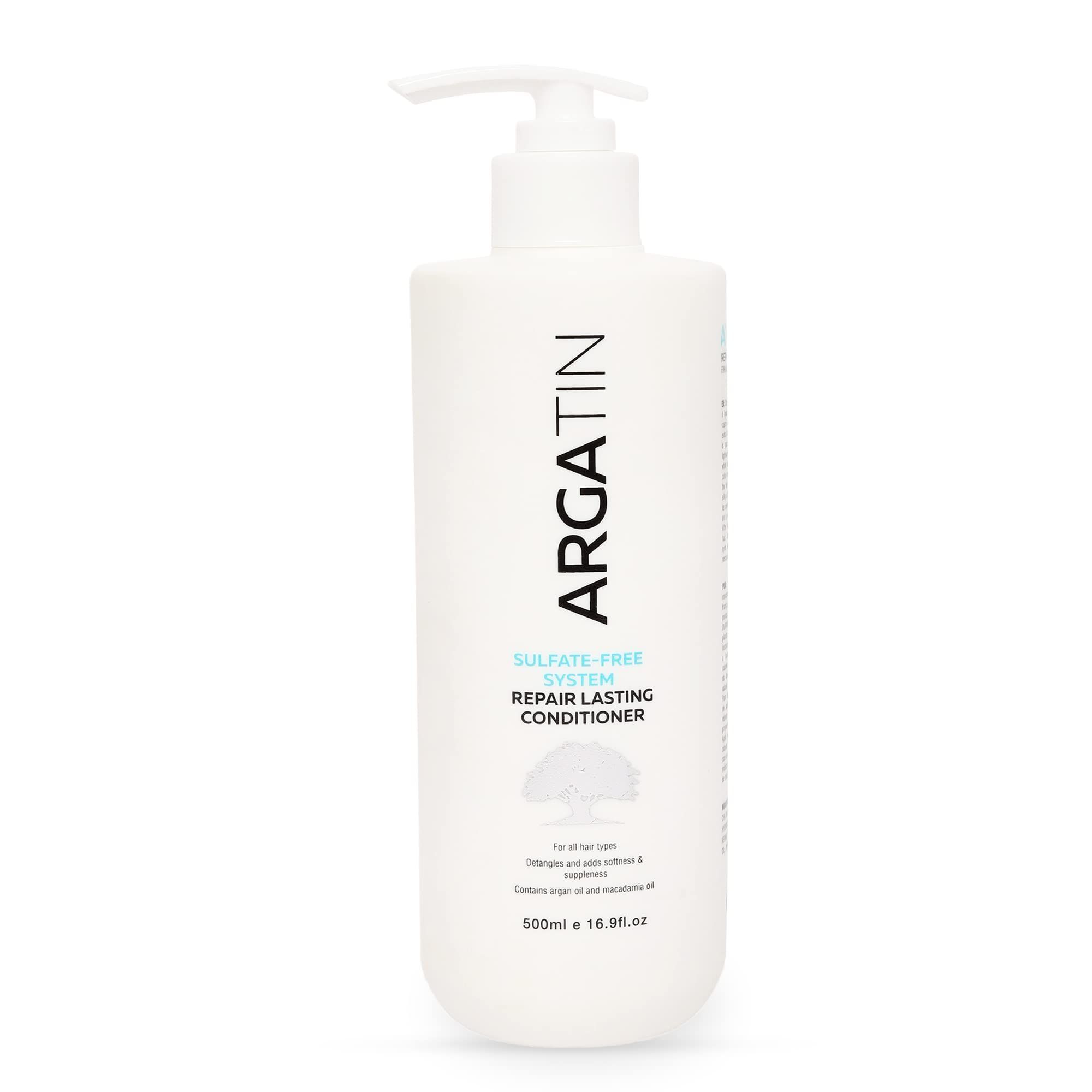 Argatin Keratin Treated Repair Lasting Sulphate Free Conditioner For Dry And Damaged Hair | Daily Use (Conditioner 500Ml)