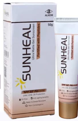 Sunheal ultra matte gel sunscreen 50gm