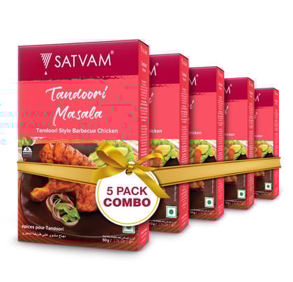 Satvam Tandoori Masala (Pack of 5)|(5*50g)