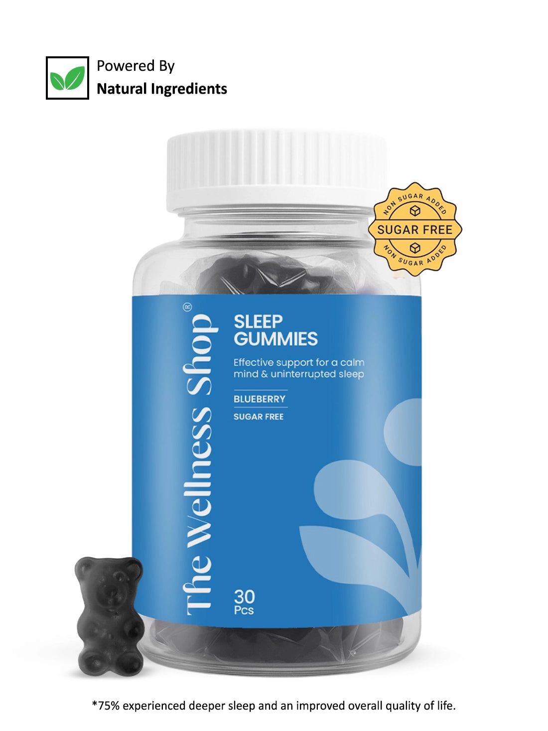 SLEEP GUMMIES – 5-MINUTE, FAST-ACTING, NATURAL SOLUTION FOR QUALITY SLEEP-Pack of 1