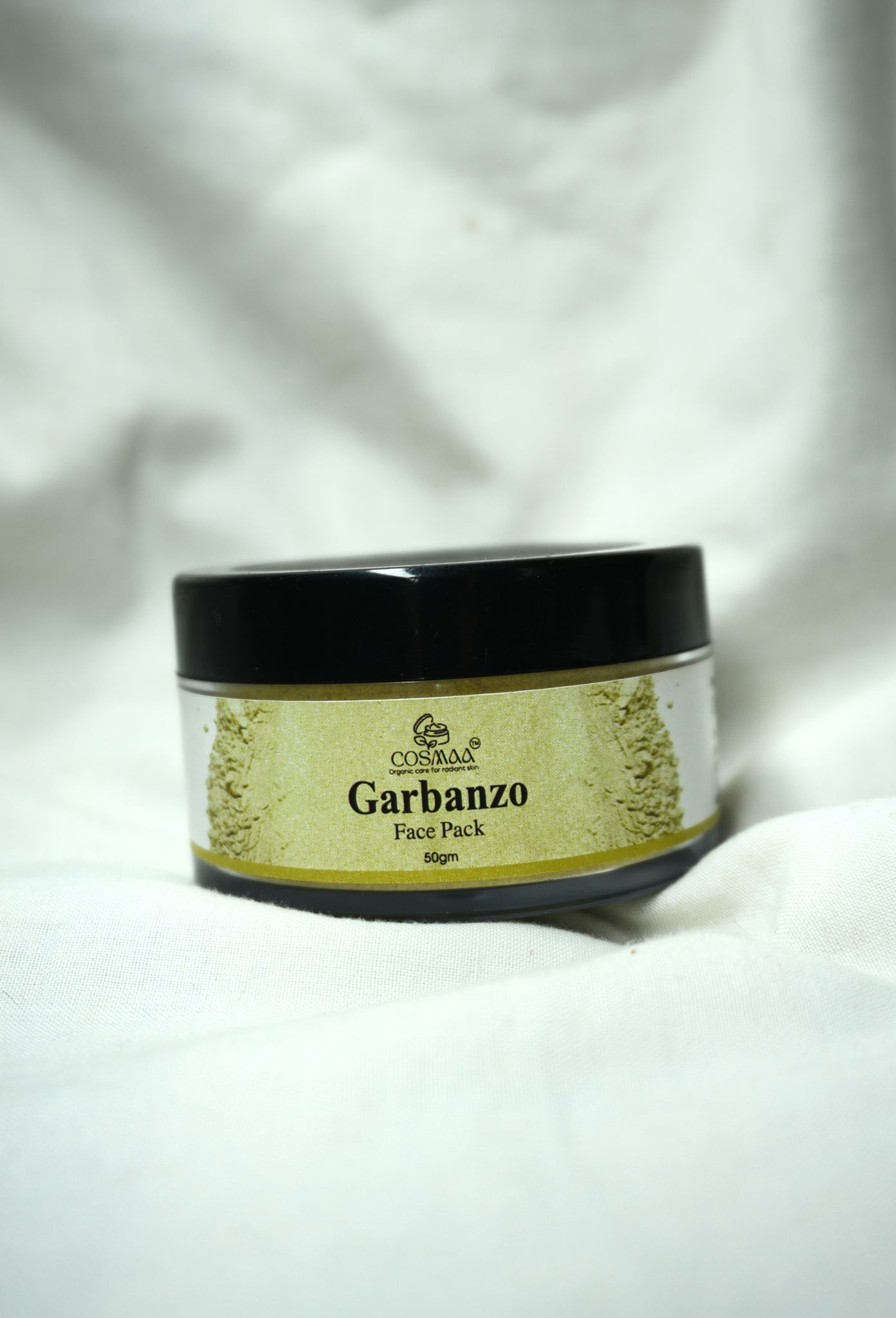 Cosmaa Garbanzo FacePack(Besan Poppin Face Pack)50GM Deep Clean|Oil-Zapping|Glow-Gettin Brightening|Skin-Clearing Magic 100% Pure Natural|Organic Only