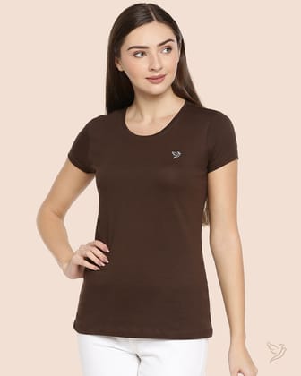 Slim Fit Signature Tee - Dark Chocolate-L / Dark Chocolate