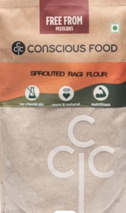 Conscious Food Flour - Sprouted Ragi Atta 500g