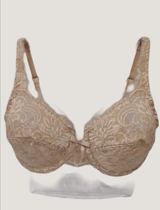 Enamor Womens Non Padded Non-wired High Coverage Bridal Bra DU75 Sand-DU75 SND / Sand / 32B