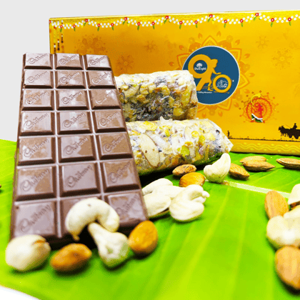 Chocolate Dryfruits Putharekulu [10 Pcs] 