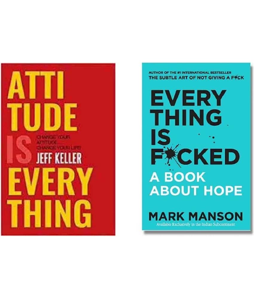 ( Combo Of 2 Pack ) Attitude Is Everything & Everything is Fcked A Book About Hope - Paperback , English , Book - By Robert T Kiyosaki , Leil Lowndes
