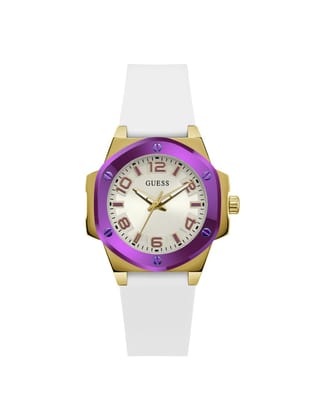 Guess White Dial Women Analog Watch - GW0556L2-White