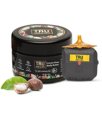 TRU HAIR & SKIN Cocoa Shea Body Butter with Heater, 100 gms