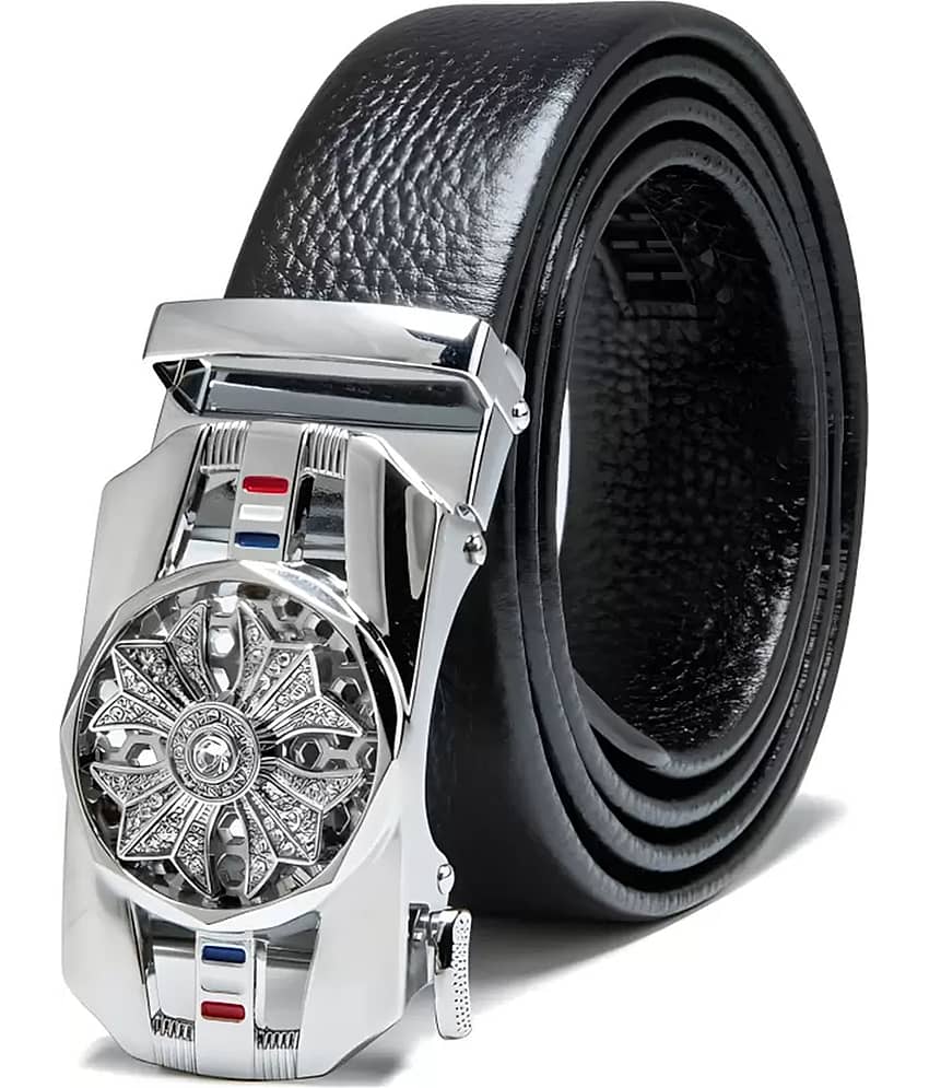 PlayHORN - Gray Leather Men's Party Belt ( Pack of 1 )
