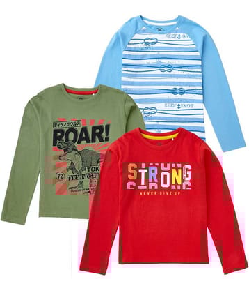 Cub Mcpaws Pack of 1 Boys Cotton T-Shirt ( Multi Color )