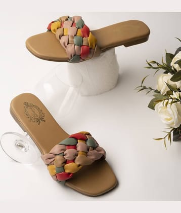 Shoetopia - Tan Women's Flats