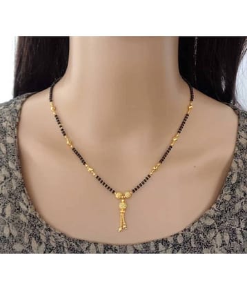 Harsha Creation Golden Mangalsutra ( Pack of 1 )