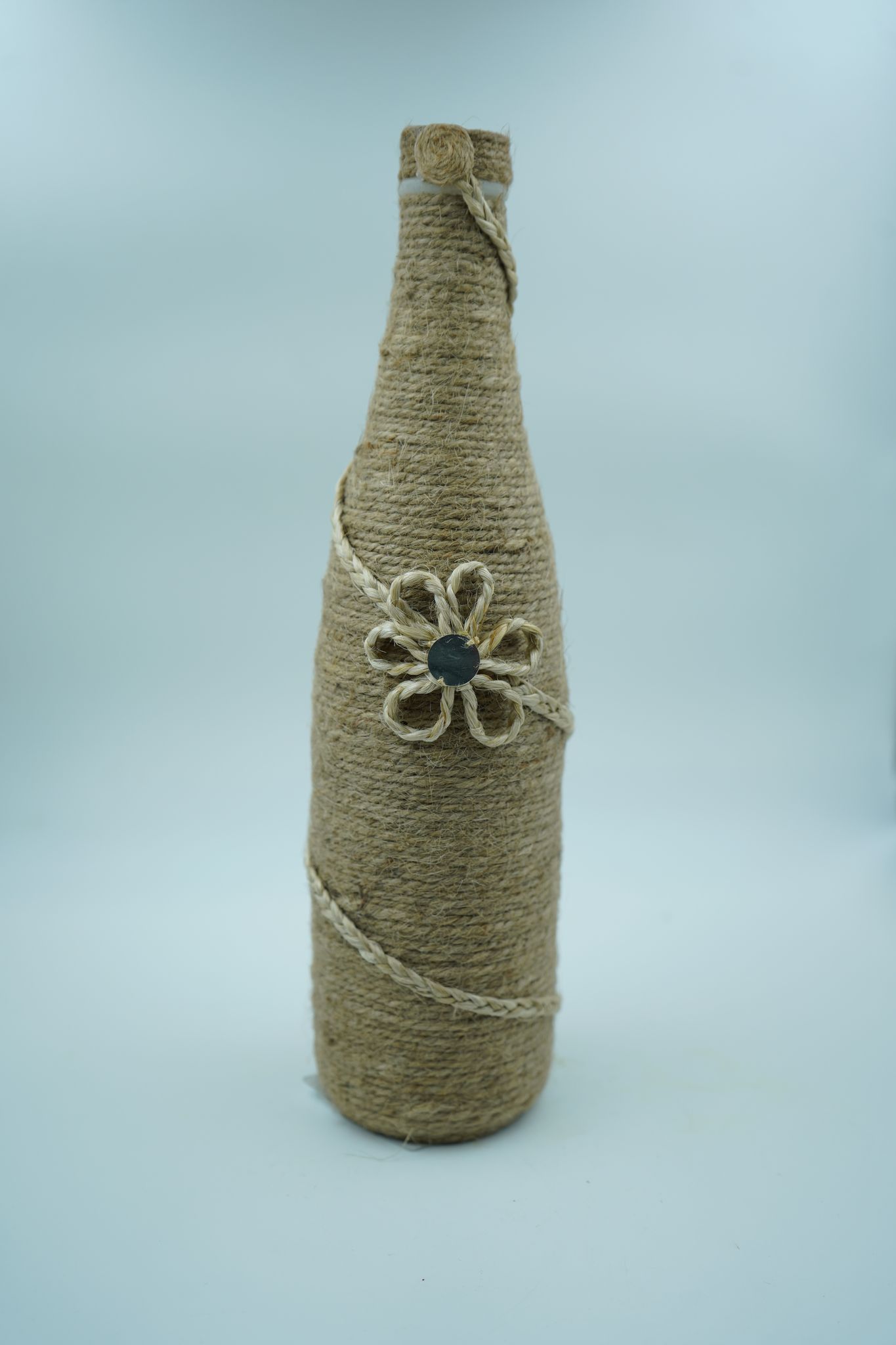 Handcraft Jute Wall Hanging Bottle