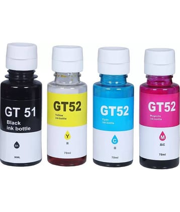 KALAR Multicolor Ink ( 90 ml ) Pack of 4 For H_P GT51 GT52 Compatible for H_P Ink Tank 310,315,319,410,415,419 Tank Wireles