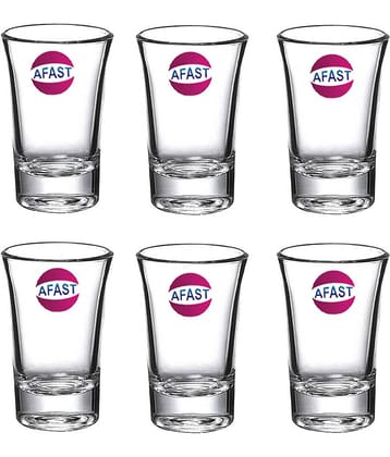 Afast Shot  Glasses Set,  30 ML - (Pack Of 6)