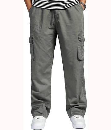 Reoutlook Regular Flat Men's Cargos - Grey ( Pack of 1 )