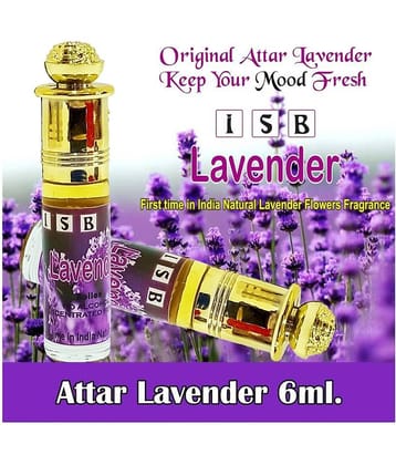 INDRA SUGANDH BHANDAR Attar Pure Blue Lavender Oil 6ml Rollon Pack