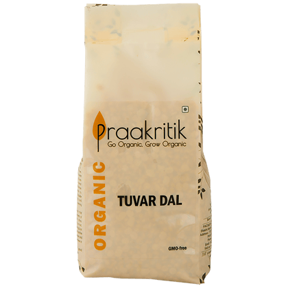 Praakritik Organic Tuvar Dal, 500 g