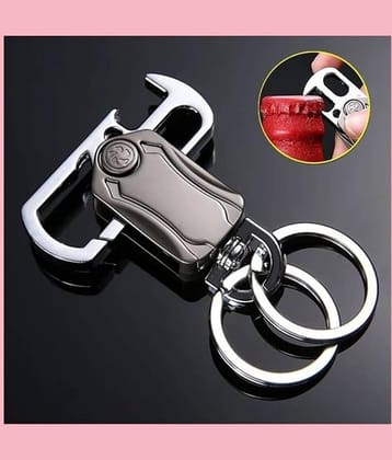 Radhe Fashion Black Men's Utility Keychain ( Pack of 1 )