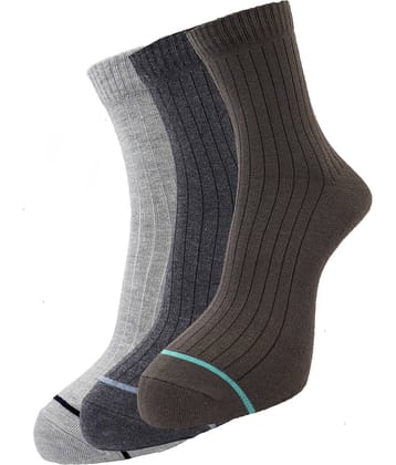 Dollar - Cotton Blend Multicolor Men's Full Length Socks ( Pack of 3 )