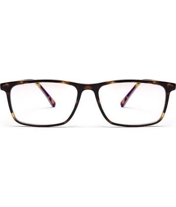 YourSpex - Brown Rectangular Eyeglass Frame ( Pack of 1 )