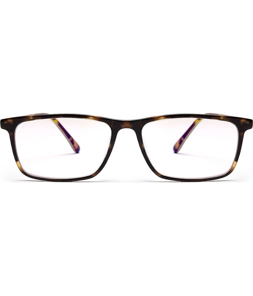 YourSpex - Brown Rectangular Eyeglass Frame ( Pack of 1 )