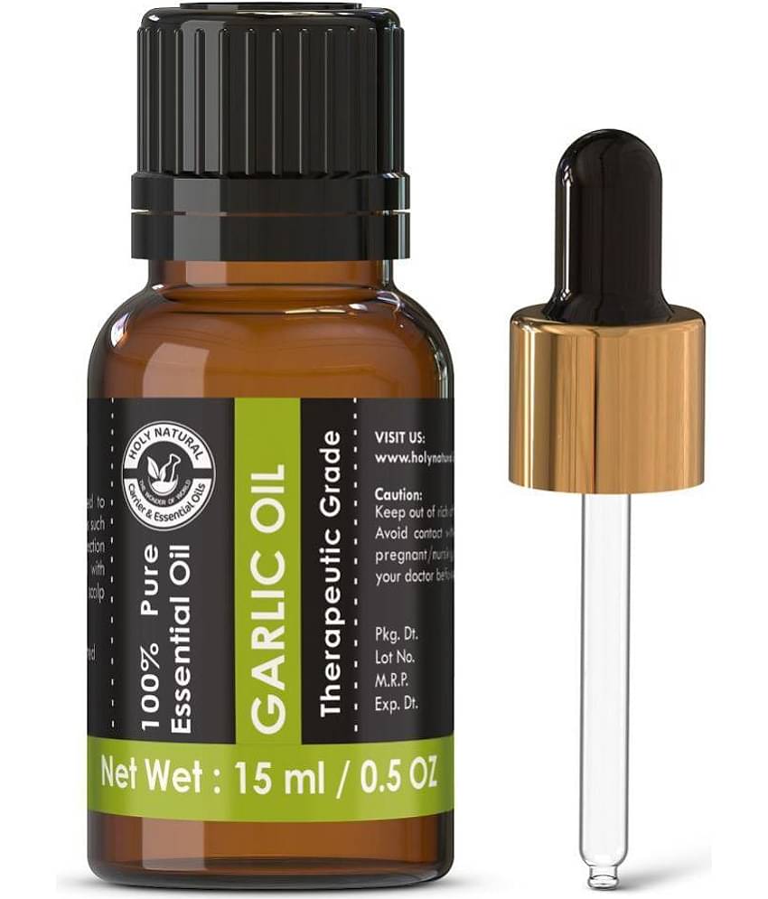Holy Natural - Garlic Oil Essential Oil 15 mL (Pack of 1)