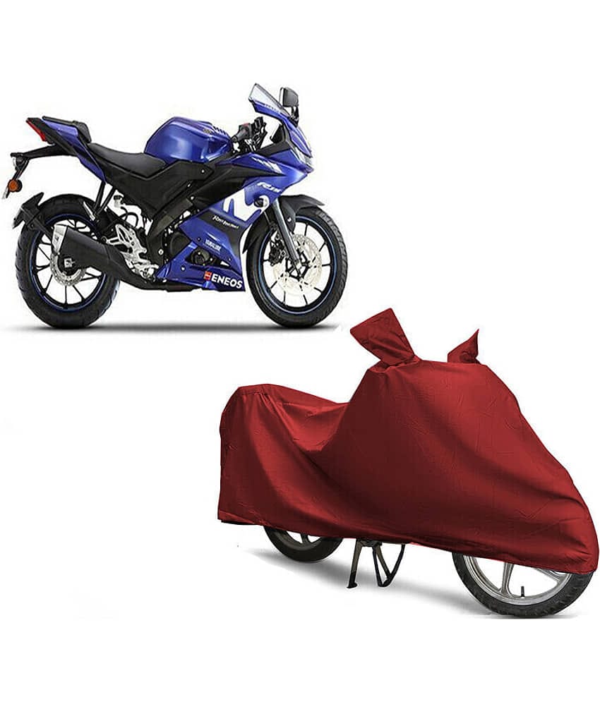 EGAL Bike Body Cover for Yamaha 112_ YZF R15 V3 Moto GP Edition BS6 ( Pack of 1 ) , Maroon