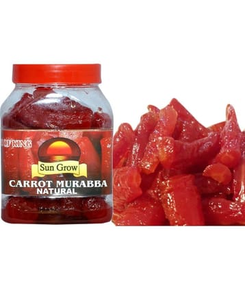 Sun Grow NATURAL Home Made, Hand Made Organic Carrot Murabba, Palm Good for Blood Circulation Pickle 1 kg