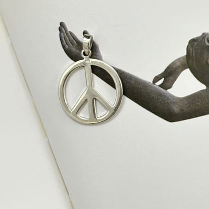 Peace Silver 925 Men's Pendant