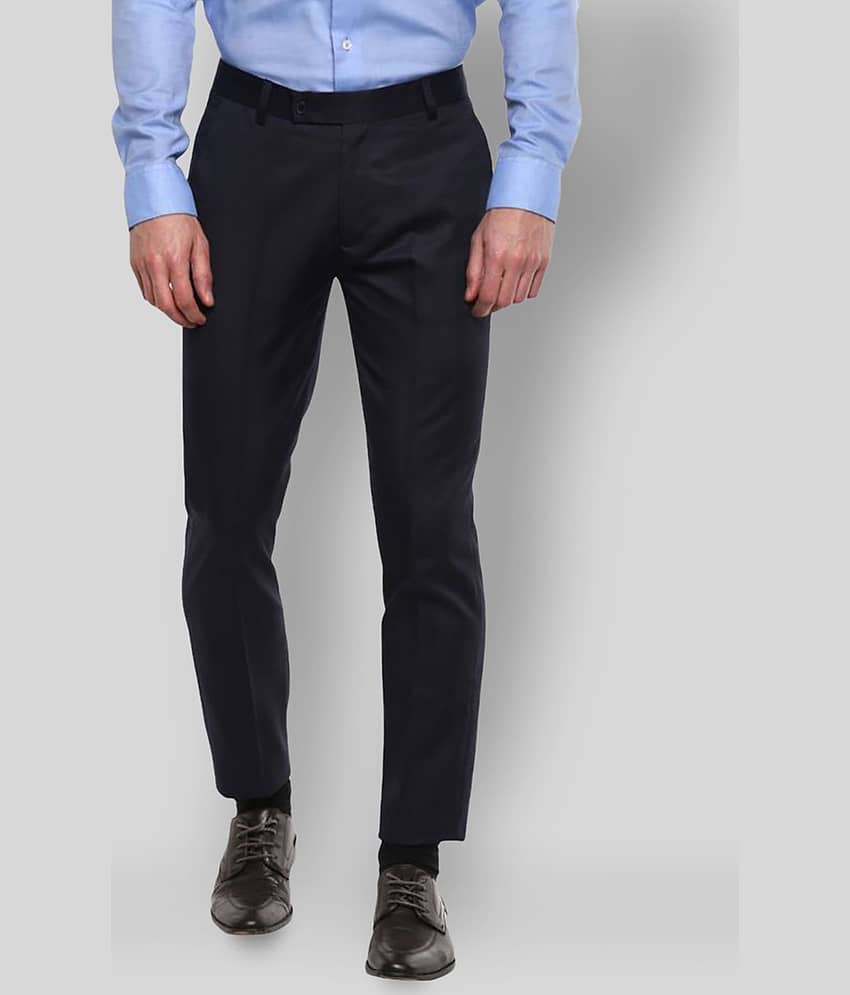 Inspire Clothing Inspiration - Blue Polycotton Slim - Fit Men's Formal Pants ( Pack of 1 )