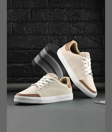 OFF LIMITS SKYLINE Cream Men's Sneakers
