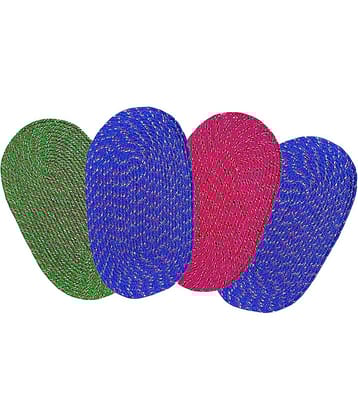 Status - Regular Cotton Door Mat ( 45 X 35 cm ) Set of 4 - Multi