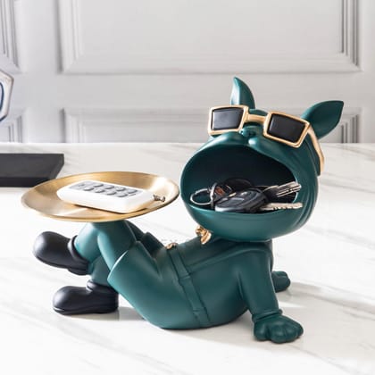 BUTLER BULLDOG WITH TRAY-Green
