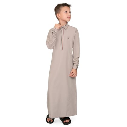 Sinoni Light Pink Thobe for Boys-B1