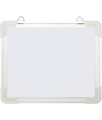 FREEDY Non Magnetic 1 X1 Feet Double Sided White Board and Chalk Board Front Side Whiteboard Marker Surface and Back Side Chalkboard Surface