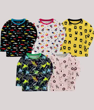 Kuchipoo Pack of 3 Boys Cotton T-Shirt ( Multicolor )