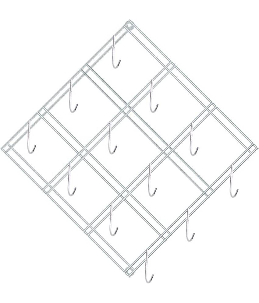 JISUN - Silver Stainless Steel Storage Racks ( Pack of 1 )