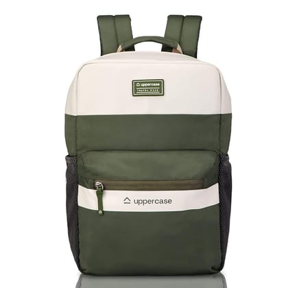 Uppercase Vegan 17L Leather Laptop Backpack 7A Green (2300EBP1GRN) - Green