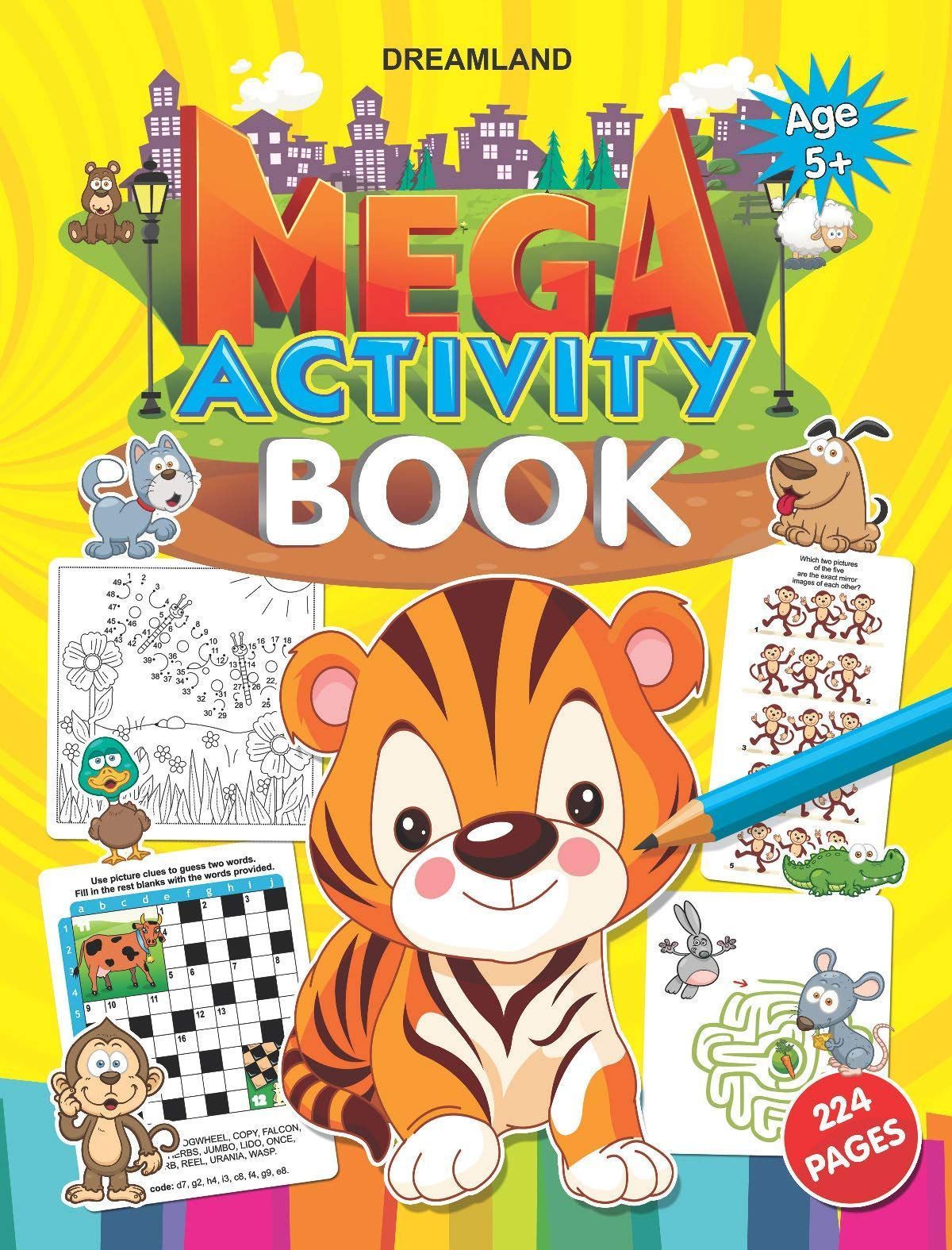 Mega Activity Book [Paperback] Dreamland Publications