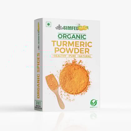 SIMFED Organic Turmeric Powder Haldi 100g Pack of 3