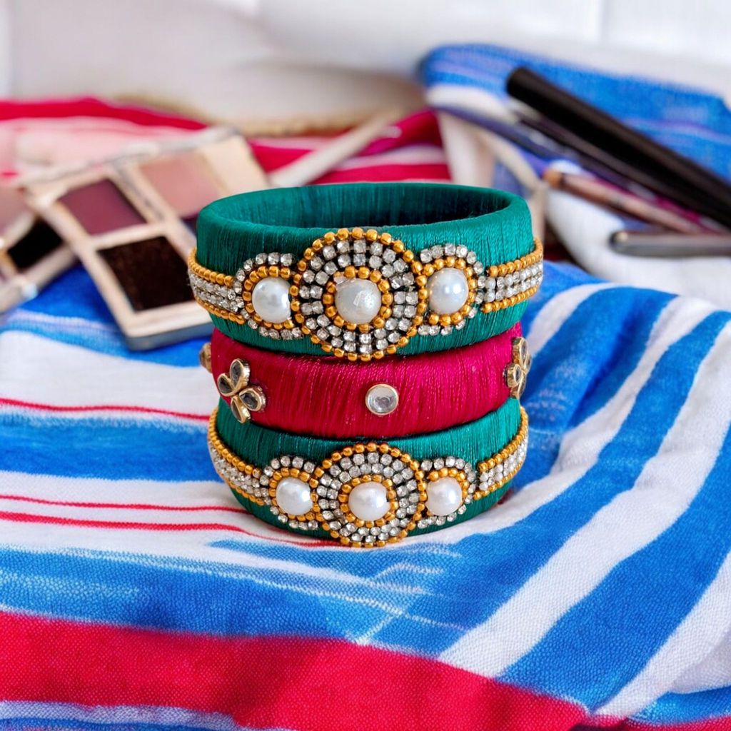 Slik Thread Bangle Kad (10.16cm*)