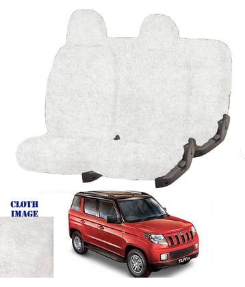 Mahindra TUV-300 White 7 Seater Car Seat Cover