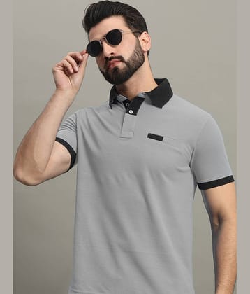 GET GOLF Pack of 1 Cotton Blend Regular Fit Solid Half Sleeves Men's Polo T Shirt ( Turquoise )