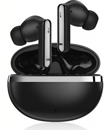 VERONIC Buds Q1 Lite True Wireless Earbuds with 48H Playtime, ENC Crystal-Clear Calls, Fast Charging, Elegant Royal Design, Bluetooth 5.4, Low Latency Gaming TWS, Immersive Sound, IPX5 Waterproof.
