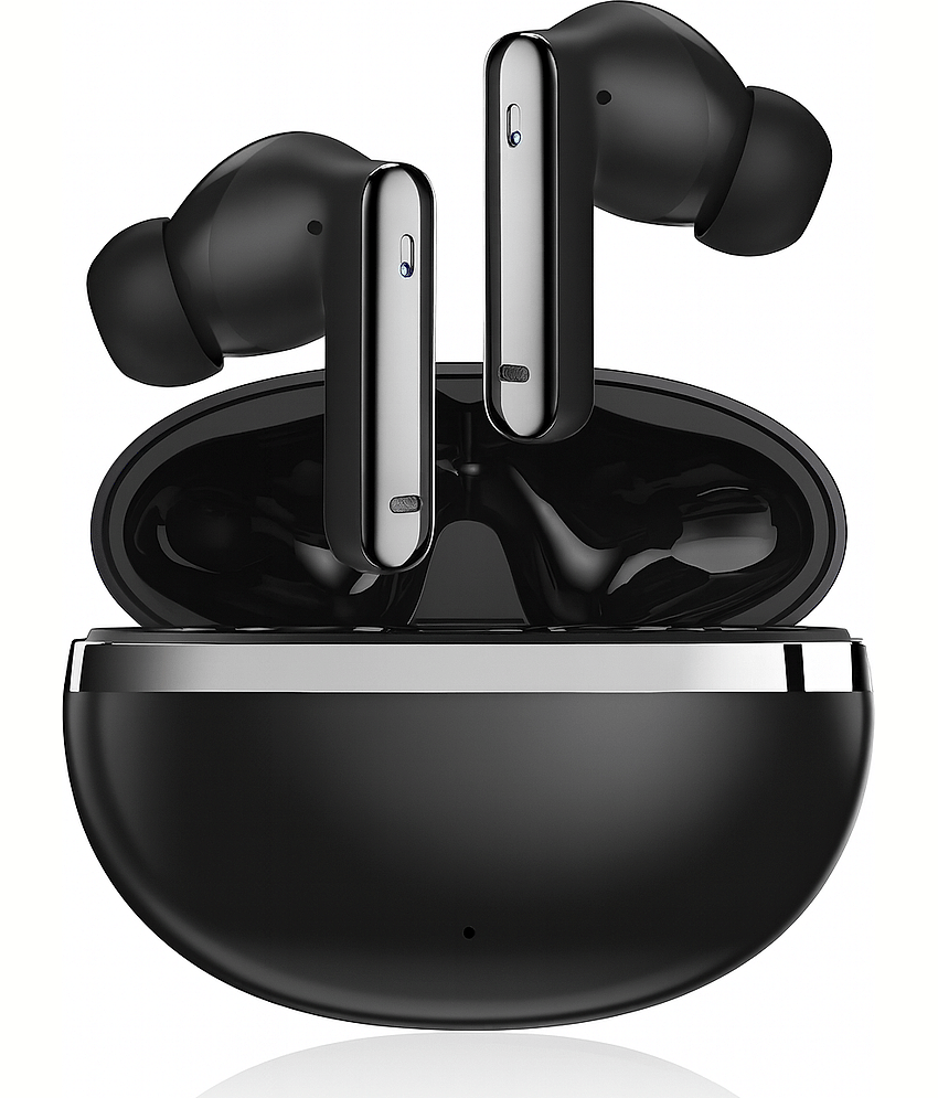 VERONIC Buds Q1 Lite True Wireless Earbuds with 48H Playtime, ENC Crystal-Clear Calls, Fast Charging, Elegant Royal Design, Bluetooth 5.4, Low Latency Gaming TWS, Immersive Sound, IPX5 Waterproof.